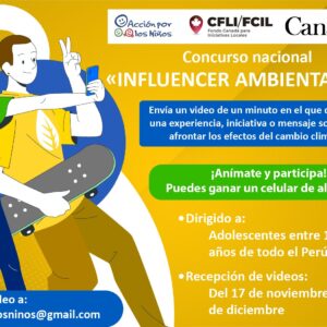 Concurso nacional: Influencer Ambientalista